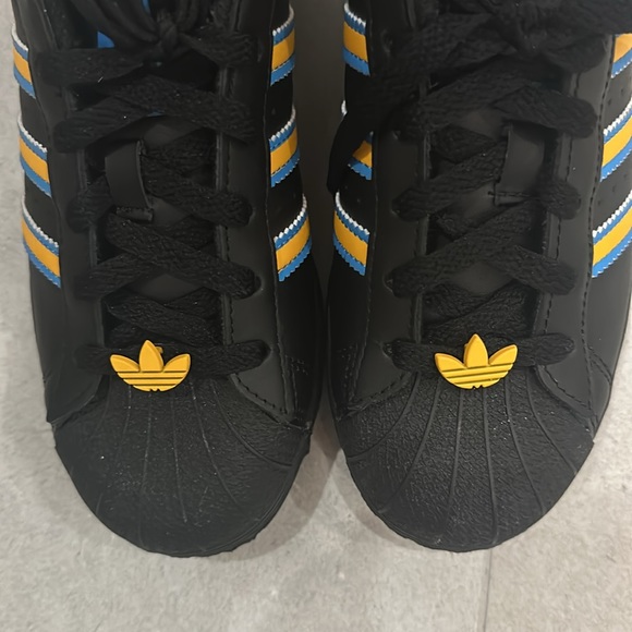 Adidas Superstar J “Black Gold Blue” - Picture 7 of 7